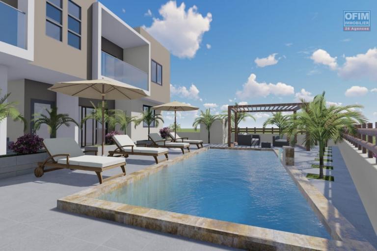 Flic en Flac à vendre magnifique projet d’appartements 2 chambres avec piscine situé dans une résidence sécurisée au calme.