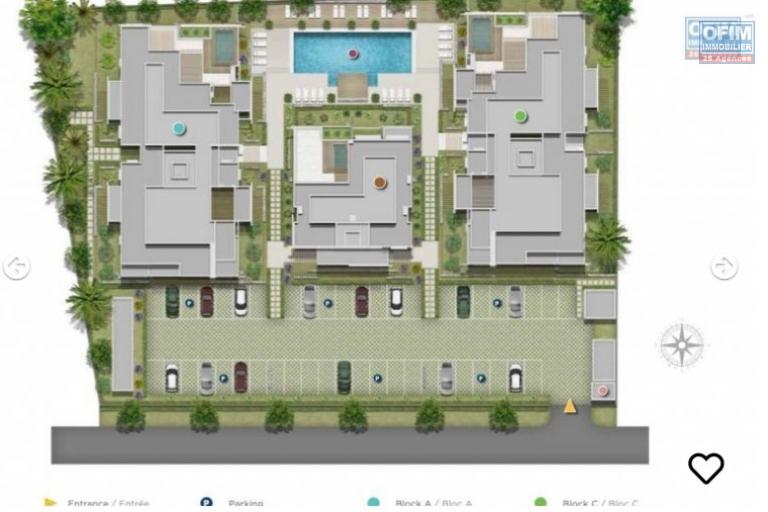 En projet un programme de 35 appartement avec piscine accessible à l’achat aux Malgaches et aux étrangers à Grand Baie/Pereybère près de la costal road et de la mer.