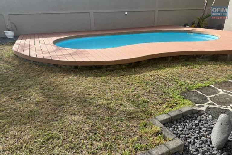 À louer : appartement de 3 chambres au rez-de-chaussée à Grand Gaube