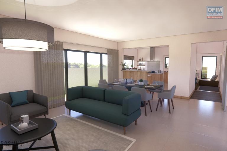  Flic en Flac à vendre belle villa 4 chambres livraison Juin 2025 avec vue océan, piscine et garage située dans un quartier résidentiel et sécurisé.