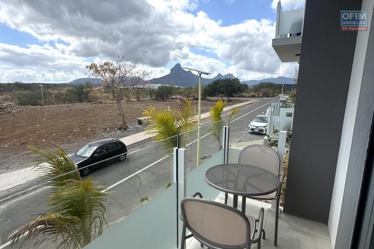 Tamarin – À louer, bel appartement récent 1 chambre Situé au cœur de la Smart City de Tamarin, cet appartement moderne offre un cadre de vie idéal.