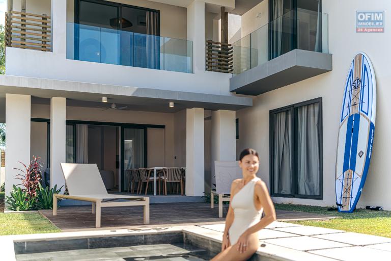 Tamarin vente villa 4 chambres avec piscine accessible aux étrangers situé au cœur de la Smart City de Tamarin à 5 minutes de la plage.