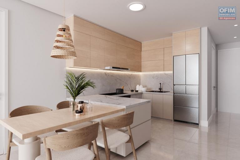 Accessible aux étrangers Appartement FLIC EN FLAC - ALBION – photo 3 sur 4 – Cuisine ouverte équipée