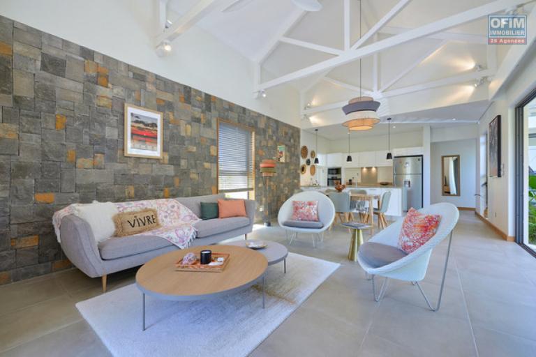 A vendre magnifique villa dans une residence accessible aux etrangers &agrave; Grand Baie, La Salette.