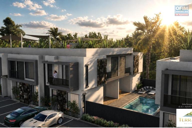 Flic en Flac Ile Maurice Superbe projet d’appartements 3 chambres avec piscine commune