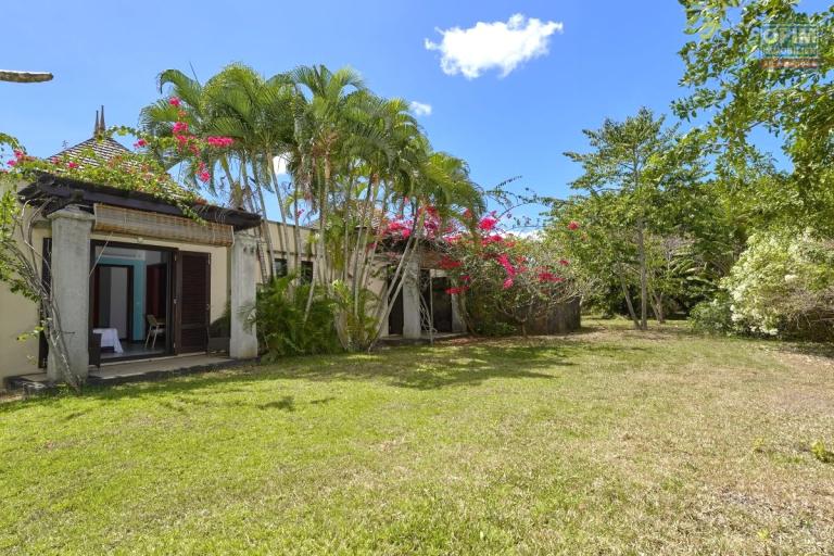 Accessible aux étrangers Maison / Villa TAMARIN - RIVIERE NOIRE - MORNE – photo 3 sur 15 – Jardin arboré