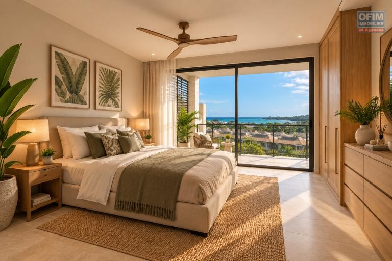 Accessible aux étrangers Appartement TAMARIN - RIVIERE NOIRE - MORNE – photo 4 sur 5 – Chambre avec vue mer