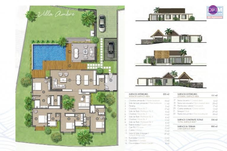 Accessible aux étrangers Maison / Villa GRAND BAIE - PEREYBERE - POINTE AUX CANONNIERS – photo 3 sur 3