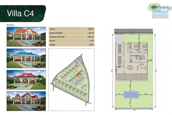 A vendre villas accessible aux étrangers avec obtention de permis de résidence permanent à l'ile Maurice.