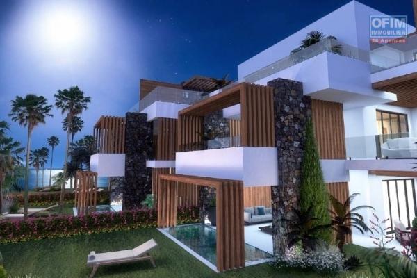 Tamarin vente de luxe appartements avec vue imprenable et piscine privative, accessibles aux étrangers.