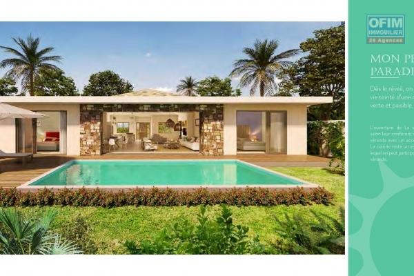 A vendre en local belle Villa à chemin 20 pieds, Grand Baie. Vente sur plan avec réservation.