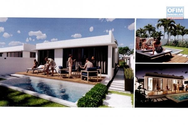 En vente locale, projet de 23 villas 3 chambres plus piscine et jardin arboré à Calodyne.
