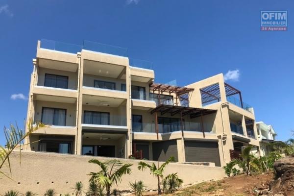 Flic-en-flac à vendre appartement 2 chambres accessibles aux étrangers situé dans une résidence de standing avec vue sur mer exceptionnelle.