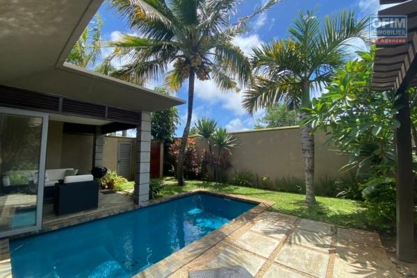 Vente magnifique villa de 3 chambres avec piscine privée et beau jardin dans une résidence sécurisée à Pereybère.