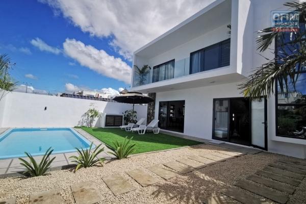 A vendre villa neuve meublée à 250 mètres du lagon et proche des commodités à Trou-aux-Biches/Pointe aux Biches.