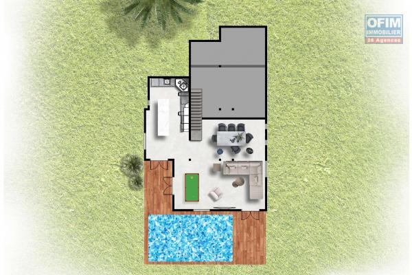 A vendre 2 terrains de 613 m2 et 608 m2 à Naturo Villa, une résidence privée à Bras D’eau.