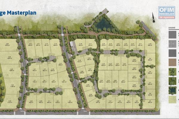 Flic en Flac à vendre terrains situés dans un nouveau morcellement sécurisé de la Smart City accessibles également aux résidents étrangers