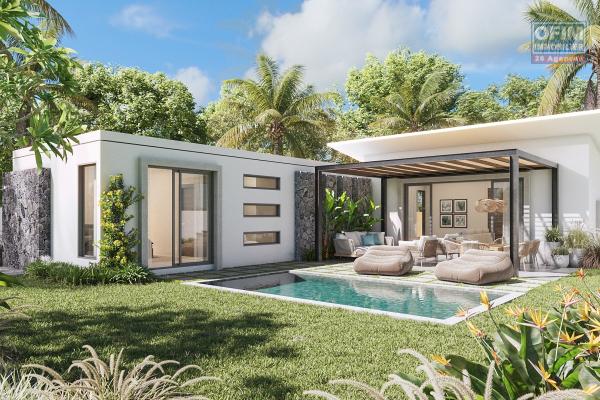 Vente villa de standing de 3 chambres à coucher accessible aux étrangers et aux mauriciens à 100 mètres de la plage de Trou aux Biches.