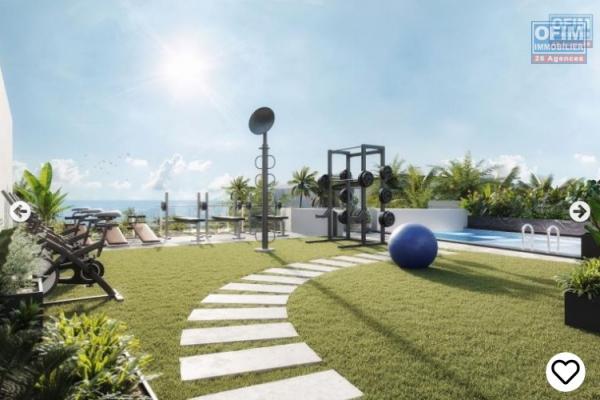 For sale 3 bedroom apartments from 128 to 146m&sup2; accessible to Malagasy and foreigners (R+2) in the heart of Tamarin.